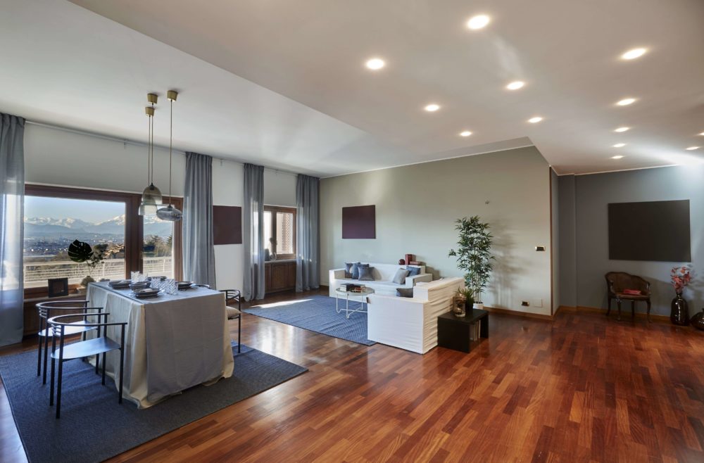 Casa venduta velocemente soggiorno home staging dopo 1 | Forme Vende Case